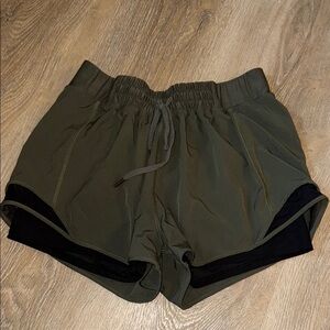 MPG- Olive Green Women's Athletic Shorts- size medium
